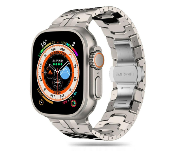 TECH-PROTECT Stainless Line do Apple Watch 44/45/46/49 mm titanium - 1273605 - zdjęcie